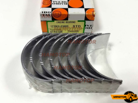 Вкладыши шатунные 4D106, 4TNV106,  4TNE106, 123900-03600, YM123900-23600 Комплект  DAIDO